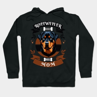 Rottweiler Mom Hoodie